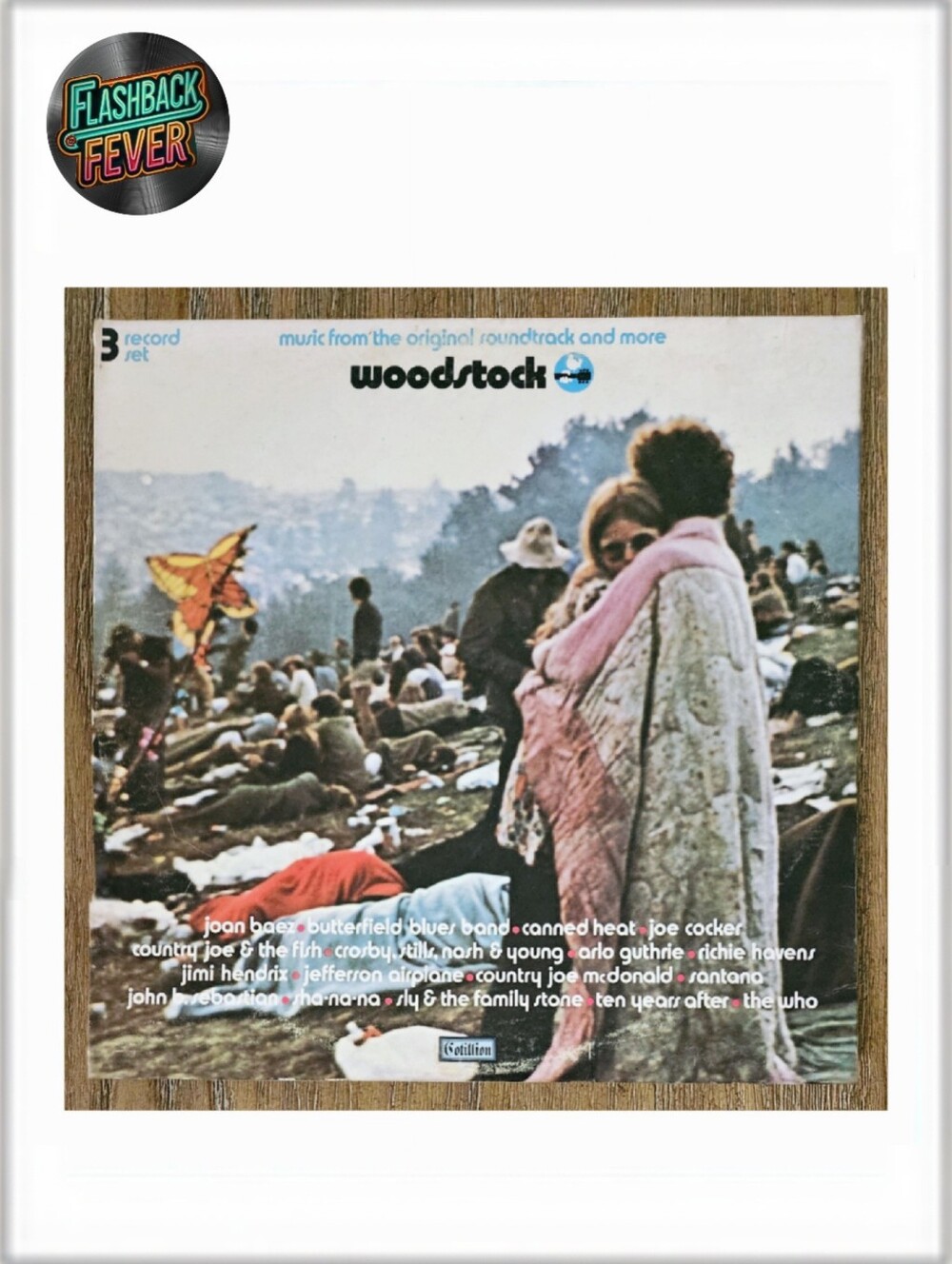 Woodstock•The Original Soundtrack•1970 US Stereo 3XLP• (#SD3-500)•ME Pressing